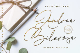 Andrea Belarosa: A Handwritten Script Font for Crafters and Product Creators
