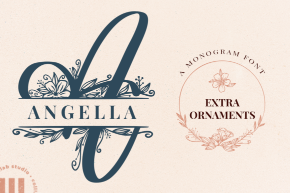 Angella Monogram: A Decorative Font for Brand Builders