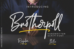 Brotherpoll: A Script Font That Gives Your Small Business a Warm, Handcrafted Look