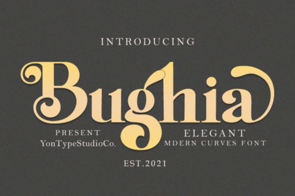 Bughia: A Serif Typeface That Commands Attention on the Web