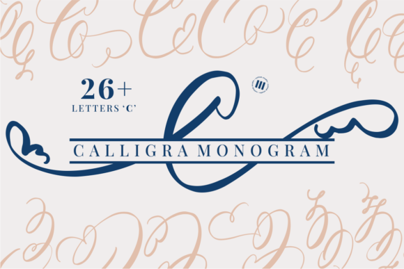 Calligra Monogram: A Serif Font for Professional Branding