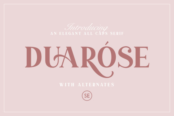 Duarose Is the Serif Font Your Branding Project Needs