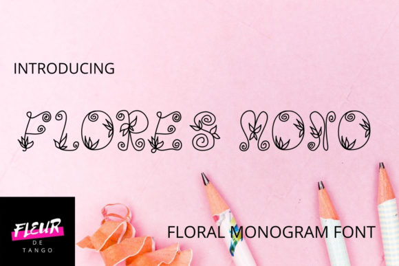 Flores Mono: A Decorative Font That Makes Campaign Visuals More Memorable