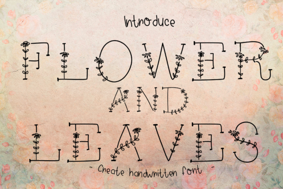 Flower and Leaves Font: Testing a Decorative Typeface for Web Projects