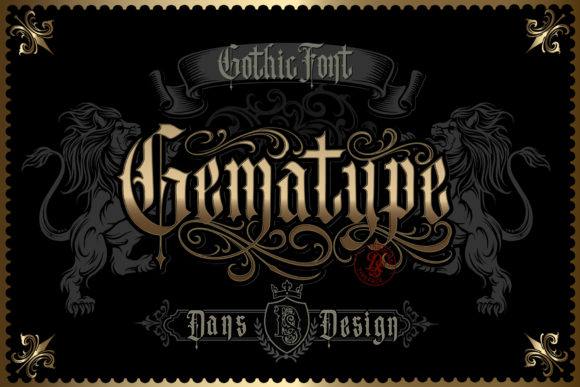 Gematype: A Modern Blackletter Typeface for Standout Branding
