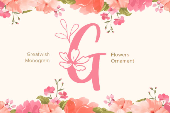 Great Wish Monogram: A Decorative Font That Lifts Campaign Visuals