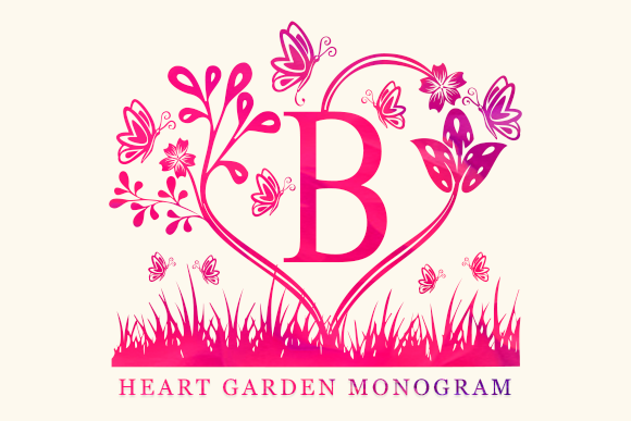 Heart Garden Monogram Brings a Delicate Touch to Web Typography