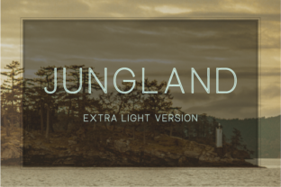Jungland Outline Extra Light: A Practical Sans Serif Font for Your Business