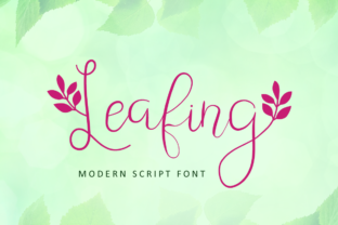 Leafing Font: Natural Script for Stronger Campaign Visuals