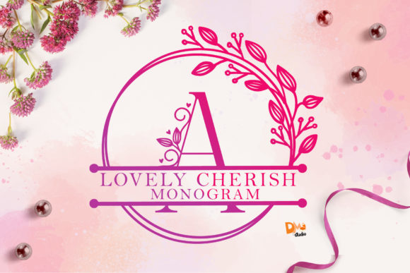 Lovely Cherish Monogram: A Decorative Font for Thoughtful Editorial Design
