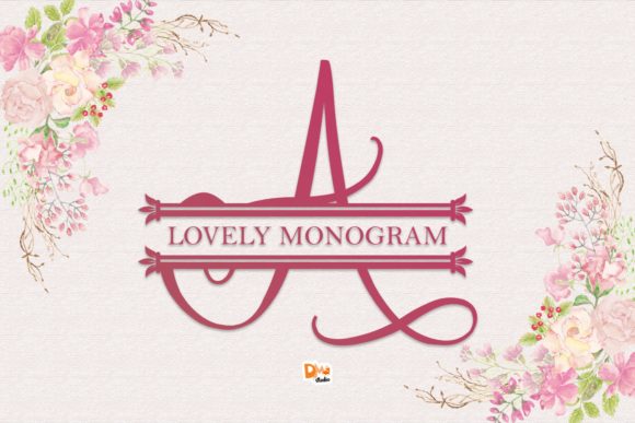 Lovely Monogram: A Decorative Font for Handmade Products and Printables