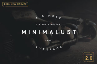 Minimalust: A Vintage Sans Serif Font for Modern Web Design