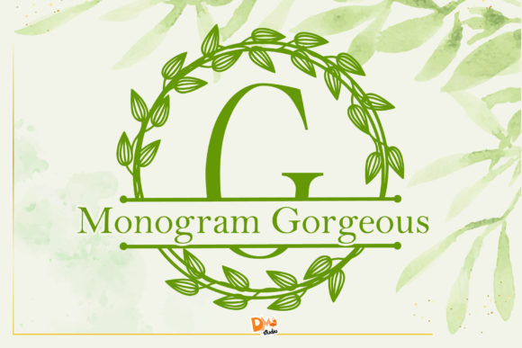 Monogram Gorgeous: A Romantic Decorative Font for Brand Design
