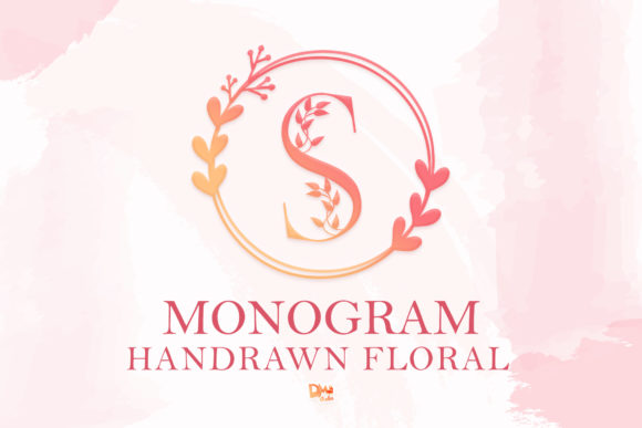 Monogram Handrawn Floral: A Font That Brings Elegance to Campaign Design