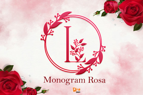 Monogram Rosa: A Decorative Font with Genuine Floral Charm