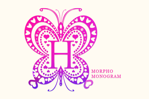 Morpho Monogram: A Decorative Font That Elevates Small Business Branding