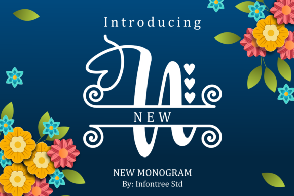 New Monogram: A Decorative Font That Refines Digital Branding