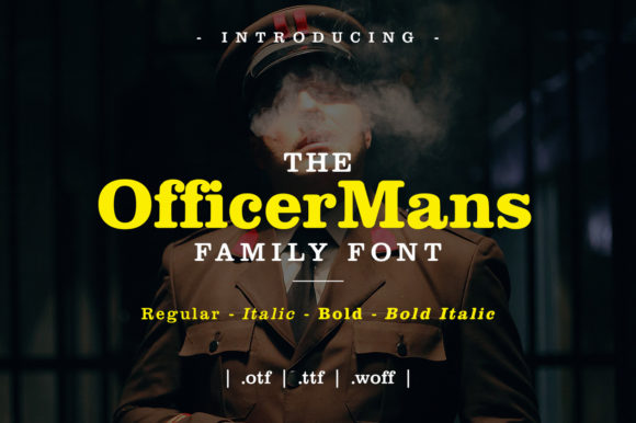 Officer Mans: A Natural Serif Font for Brand Design