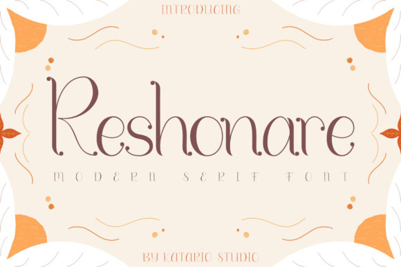 Reshonare: A Serif Typeface Built for Editorially Driven Content
