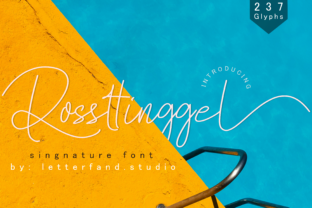 Rossttinggel: A Romantic Handwritten Font for Crafters
