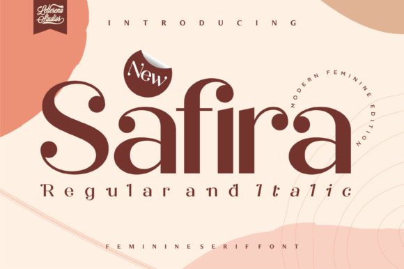 Safira: A Serif Font for Handmade Elegance
