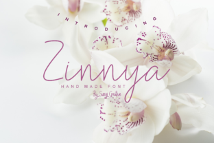 Zinnya: A Designer’s Take on a Bold Script Typeface
